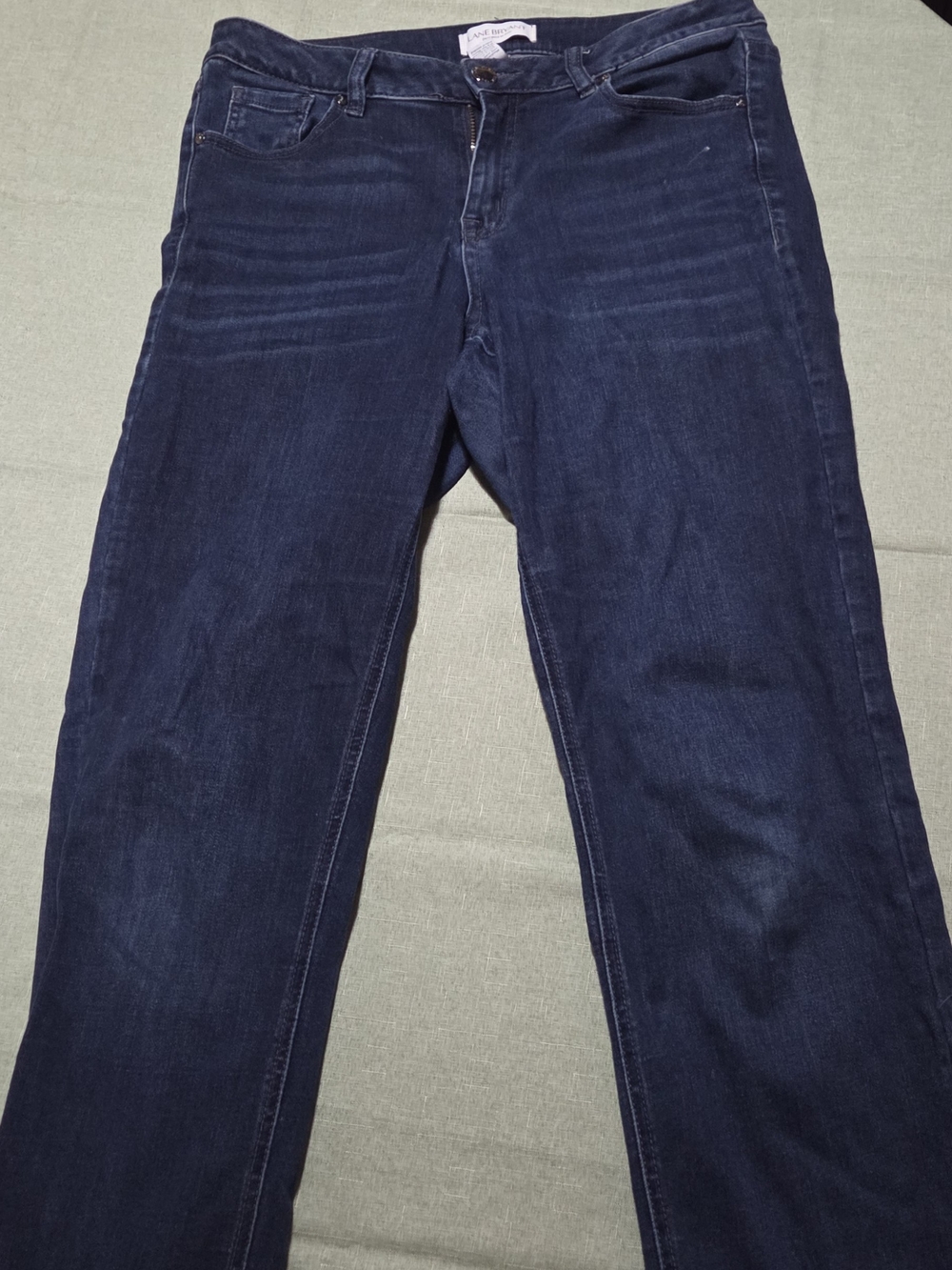 Womens Dark Blue Jeans - Classic Straight Fit